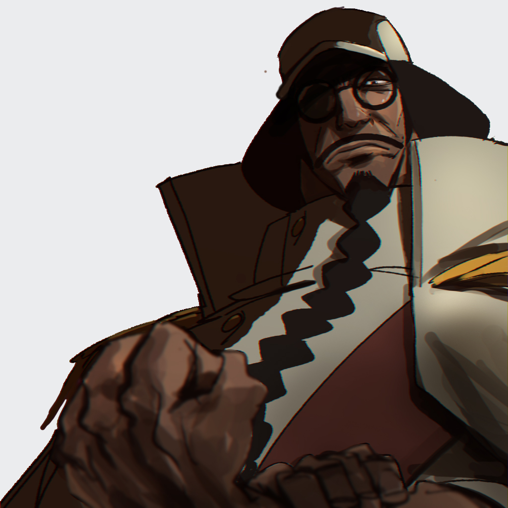 1boy beard black_hair braid braided_beard clenched_hand closed_mouth commentary dark-skinned_male dark_skin eslam_aboshady facial_hair hat long_beard looking_at_viewer male_focus mustache one_piece round_eyewear sengoku_(one_piece) simple_background solo upper_body white_background white_hat