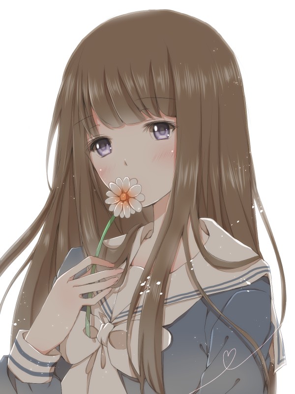 1girl bad_id bad_pixiv_id brown_hair female_focus himegami_aisa hiro_(hirohiro31) long_hair purple_eyes solo toaru_majutsu_no_index