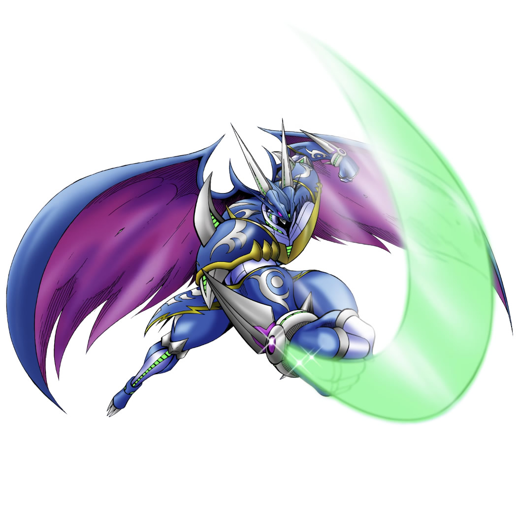 armor digimon digimon_(creature) energy_sword simple_background solo sword ulforcev-dramon ulforcev-dramon_future_mode weapon white_background wings
