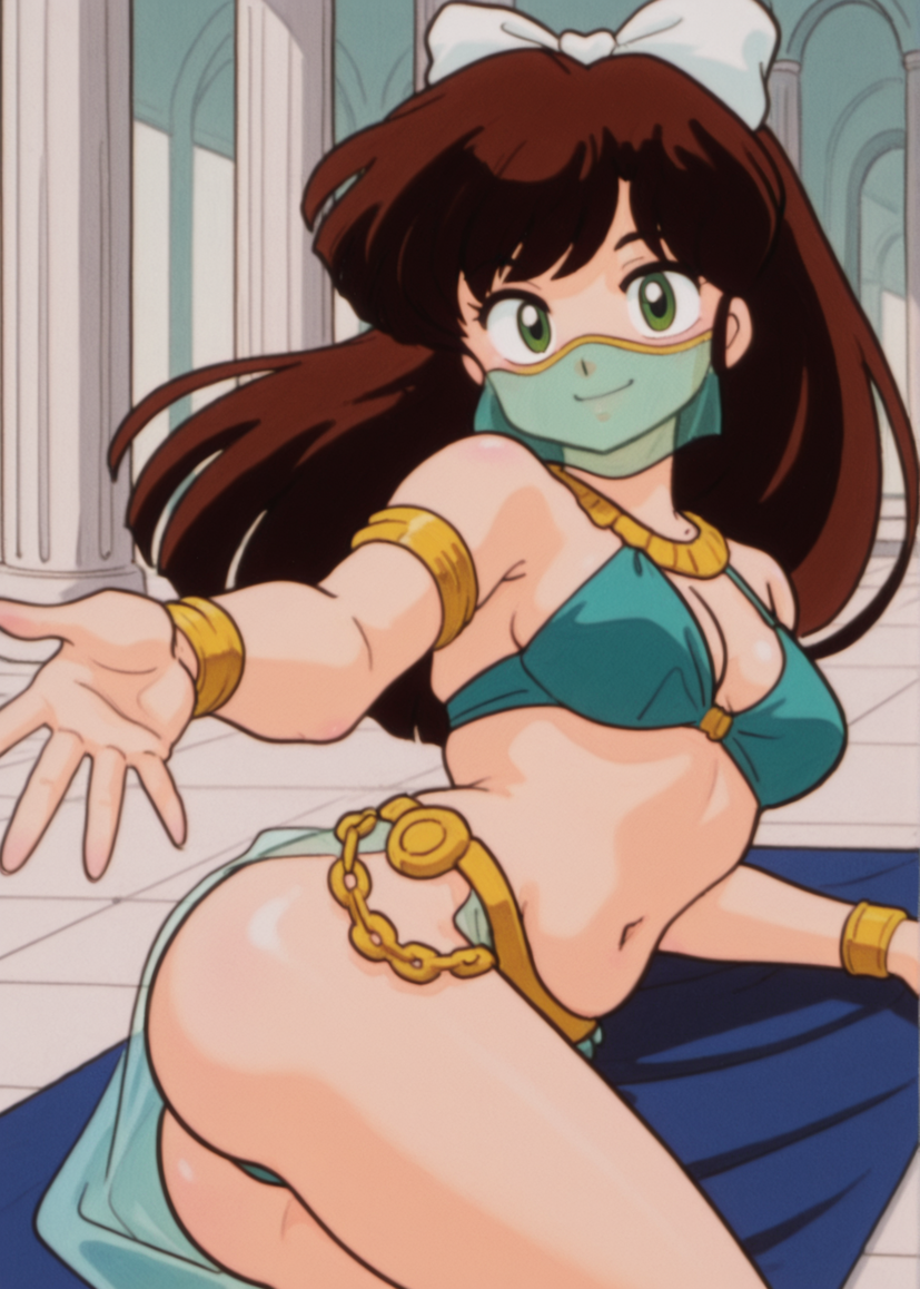1girl arabian kuonji_ukyou ranma_1/2