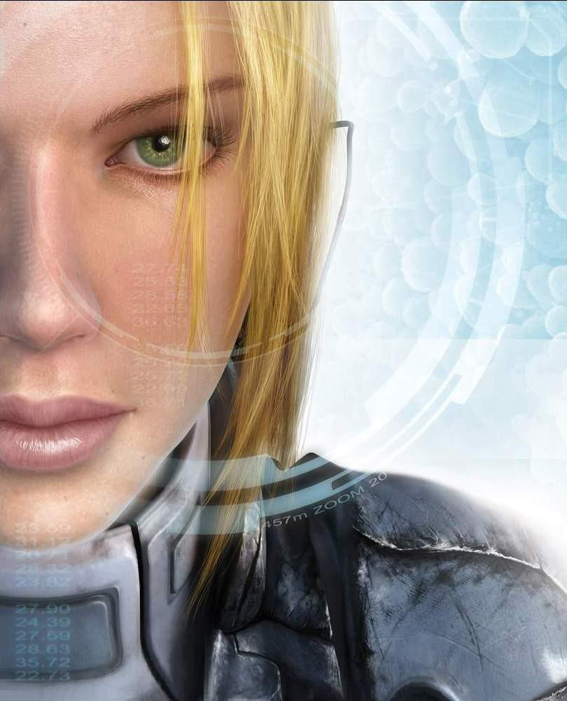 1girl 3d armor blonde_hair female_focus ghost_(starcraft) green_eyes lips nova_(starcraft) november_terra power_armor solo starcraft terran