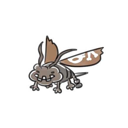 bug cockroach dark_skin digimon digimon_(creature) gokimon insect solo tail teeth