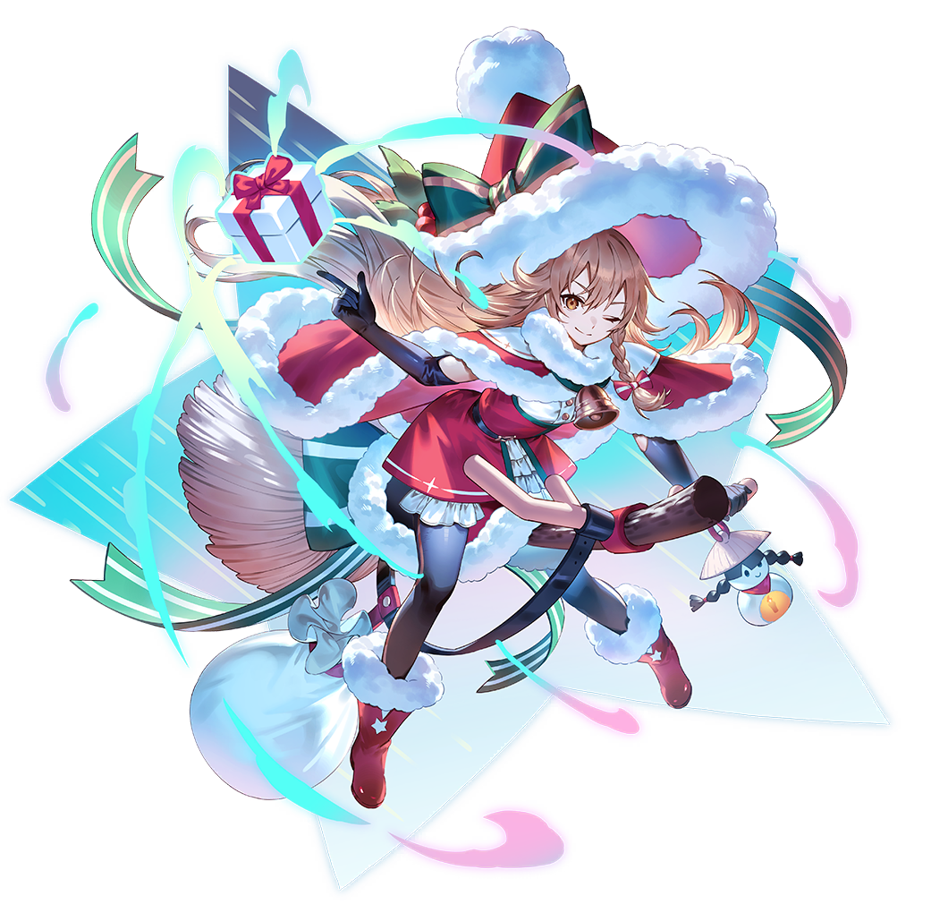 1girl alternate_costume bell black_gloves black_pantyhose blonde_hair boots bow box braid broom broom_riding cape closed_mouth dress elbow_gloves full_body fur-trimmed_boots fur-trimmed_cape fur-trimmed_headwear fur_trim game_cg gift gift_box gloves green_bow hair_bow hat hat_bow kirisame_marisa long_hair looking_at_viewer neck_bell official_art one_eye_closed pantyhose red_boots red_bow red_cape red_dress red_hat sack santa_costume santa_hat side_braid single_braid smile solo star_(symbol) third-party_source touhou touhou_gensou_eclipse transparent_background two-tone_bow u_u_zan very_long_hair white_bow witch_hat yatadera_narumi yellow_bow yellow_eyes