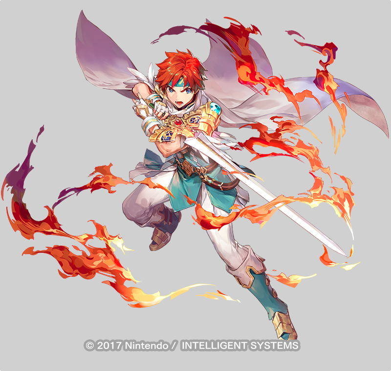 1boy alternate_costume azu-taro belt binding_blade_(weapon) blue_eyes boots cape feathers fingerless_gloves fire fire_emblem fire_emblem:_the_binding_blade fire_emblem_heroes full_body gloves grey_background headband male_focus nintendo official_art open_mouth red_hair roy_(fire_emblem) roy_(resplendent)_(fire_emblem) solo sword teeth weapon
