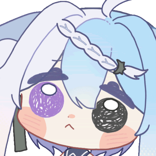 1girl animated animated_gif aquwa black_eyes blue_hair braid crying heterochromia indie_virtual_youtuber multicolored_hair pink_eyes sad tears two-tone_hair virtual_youtuber white_hair