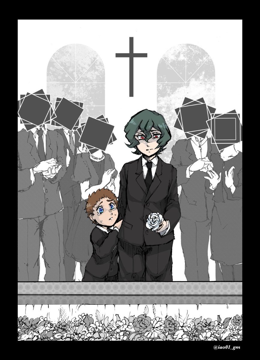 appmon digimon digimon_universe:_appli_monsters funeral highres katsura_hajime katsura_rei tagme