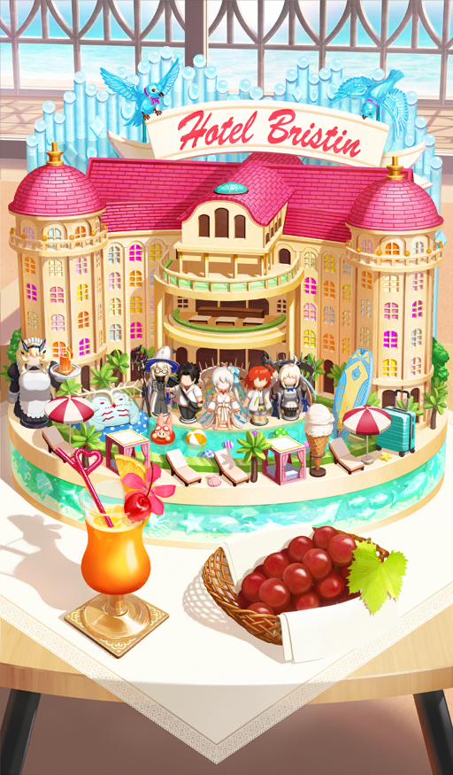 aesc_(fate) aesc_(rain_witch)_(fate) aesc_(savior)_(fate) akitaken_(non_faciem) ball barghest_(fate) barghest_(swimsuit_archer)_(fate) barghest_(swimsuit_archer)_(second_ascension)_(fate) beach beach_chair beach_umbrella beachball bird cherry chocolate_river_no_sono_saki_ni commentary_request crazy_straw cup double_scoop drink drinking_glass drinking_straw fate/grand_order fate_(series) figure flower flower_request food food_art food_focus food_writing fruit fujimaru_ritsuka_(female) fujimaru_ritsuka_(female)_(summer_street) fujimaru_ritsuka_(male) fujimaru_ritsuka_(male)_(summer_street) grapes habetrot_(fate) heart_straw hotel ice_cream ice_cream_cone innertube morgan_le_fay_(fate) morgan_le_fay_(water_princess)_(fate) multiple_persona no_humans oceanunnos_(fate) official_art orange_(fruit) orange_slice palm_tree pink_flower poco_grande_glass prydwen_(fate) sand scallop shell still_life suitcase surfboard swim_ring third-party_source tree tropical_drink umbrella