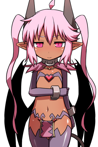 1girl demon_girl lowres nyxryuuna official_art sequel_(series) sequel_blight transparent_background