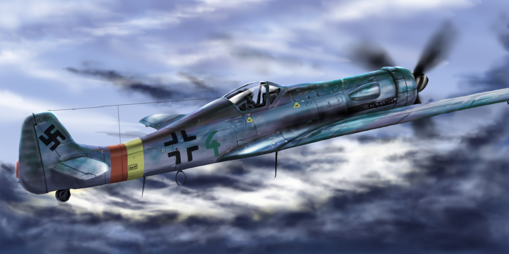 1boy aircraft airplane balkenkreuz canopy_(aircraft) cloud commentary cpt_erhardt_von_rheindars cross damaged dirty english_commentary flying hamakigata landing_gear luftwaffe military military_vehicle propeller propeller_fighter realistic spoilers swastika ta_152 the_cockpit the_cockpit:_slipstream world_war_ii