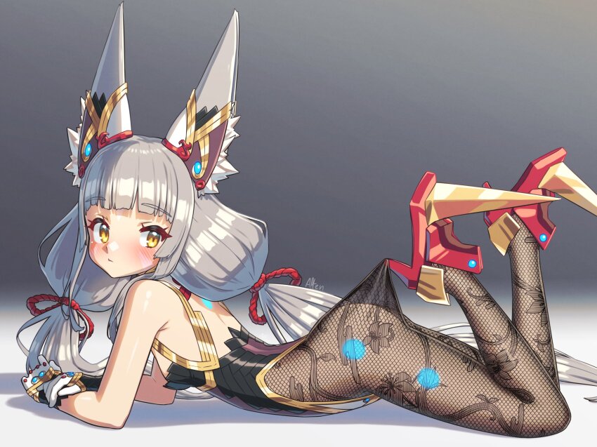 1girl alten animal_ears cat_ears cat_girl nia_(blade)_(xenoblade) nia_(xenoblade) solo xenoblade_chronicles_(series) xenoblade_chronicles_2