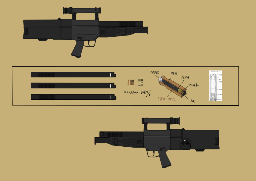 4.73x33mm_caseless 4.73x33mm_dm11_caseless absurdres advanced_combat_rifle_(military_program) advanced_individual_weapon_system_(military_program) advanced_infantry_weapon_system_(military_program) ammunition ammunition_focus ammunition_name ammunition_profile assault_rifle association_for_caseless_rifle_systems bullet bullpup caseless_ammunition caseless_ammunition_rifle_system_(military_program) caseless_firearm chart commentary cross-section diagram dynamit_nobel_(company) external_propellant_caseless_ammunition gesellschaft_fur_hulsenlose_gewehrsysteme gun gunpowder h&amp;k_acr h&amp;k_g11 h&amp;k_g11k1 heckler_&amp;_koch high-capacity_magazine high_ignition_temperature_propellant highres horizontal_magazine information_sheet interior lmg_cartridge long_gun magazine_(weapon) military_cartridge military_program monaly_doge_(mr2123213) no_humans original polygonal_rifling primer_(firearms) propellant prototype prototype_design rifle rifle_cartridge science scope sight_(weapon) single-stack_magazine solid_propellant supersonic_ammunition telescoped_ammunition telescopic_sight text_focus translation_request weapon weapon_focus x-ray