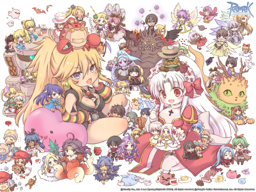 ... 6+boys 6+girls :3 :d ahat_(ragnarok_online) ahoge aigu_(ragnarok_online) angry_student_pyuriel animal_ears arachne arang_(ragnarok_online) arch_bishop_(ragnarok_online) armor arthropod_girl avant_the_scholar_of_magics baphomet_jr bird black-framed_eyewear black_hair black_hat black_pants blonde_hair blue_coat blue_dress blue_eyes blue_hair blush boar bob_cut bomb_poring book borrowed_character bow breasts brinaranea brother_and_sister brown_bow brown_coat brown_hair cabbie_hat caramel_(ragnarok_online) cat cat_boy cat_ears cat_girl cat_tail celine_kimi charleston_1 charleston_3 cheshire_(ragnarok_online) chibi chibi_only cleavage clever_(ragnarok_online) closed_mouth coat colored_sclera colored_skin copyright_notice crab creature cross cross_of_prontera demon despair_god_morroc detached_sleeves deviruchi dog doyen_irene dress eating eclipse_(ragnarok_online) eggring facial_hair fenris_fenrir food full_body gauntlets genetic_(ragnarok_online) gioia glasses goinkyo green_eyes green_sclera green_shorts grey_skin guest_art hair_between_eyes hair_bow hair_over_one_eye hand_fan hat heart heart_hunter_evil heterochromia hiel_(ragnarok_online) high_ponytail highres hode holding holding_polearm holding_scythe holding_weapon honeycomb_(object) horns incarnation_of_morroc insect_girl ivoka_skudi king_poring lamia large_breasts lazy_(ragnarok_online) llama logo loki_(ragnarok_online) long_bangs long_hair looking_at_another looking_at_viewer looking_to_the_side lunatic_(ragnarok_online) maggi_steen mai-omg marin_(ragnarok_online) mastering mayor_jun_kardui medium_breasts medium_hair mistress_(ragnarok_online) monocle monster monster_girl multicolored_hair multiple_boys multiple_girls mushroom muspellskoll mustache navel newoz nidhoggr_(ragnarok_online) nyuu_(ragnarok_online) official_art official_wallpaper one_eye_closed onigiri open_mouth pants pauldrons penguin phantom_thief_anniversary pink_hair pink_wings pointy_ears polearm ponytail pope&#039;s_brother_(ragnarok_online) pope_(ragnarok_online) poporing porcupine poring punk_(ragnarok_online) purple_eyes purple_hair purple_skin rabbit ragnarok_online ranger_(ragnarok_online) red_bow red_eruma red_eyes red_hat red_scarf rideword_(ragnarok_online) rudo_(ragnarok_online) sarah_irene satan_morroc savage_(ragnarok_online) scar scar_across_eye scar_on_face scarf scorpion scythe shadow_chaser_(ragnarok_online) shalosh shikigami short_bangs short_hair shorts shoulder_armor siblings simple_background single_horn siorava sitting skia_nerius slime_(creature) smile sorcerer_(ragnarok_online) spear spica_nerius spica_parfait spider_girl spoken_ellipsis spoken_heart spore_(ragnarok_online) standing starfish summoner_(ragnarok_online) sunglasses sura_(ragnarok_online) taekwon_(ragnarok_online) tail tartufi_(ragnarok_online) taur the_paper_(ragnarok_online) top_hat twintails two-tone_hair v-shaped_eyebrows vadon valkyrie_(ragnarok_online) vanilmirth_(ragnarok_online) veronica_(ragnarok_online) very_long_hair wanderer_(ragnarok_online) warlock_(ragnarok_online) waving wavy_hair weapon whisper_(ragnarok_online) white_background white_hair white_hat white_scarf white_sleeves white_wings wings witch_hat witch_zilant worm yellow_bow yellow_eyes