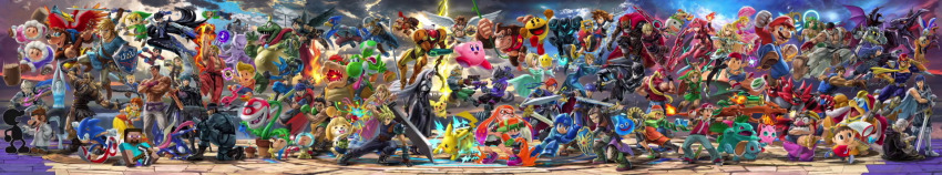 6+boys 6+girls absolutely_everyone amamiya_ren androgynous animal animal_crossing ape armor arms_(game) atlus bandages banjo banjo-kazooie banjo_(banjo-kazooie) bare_shoulders bayonetta bayonetta_(series) bayonetta_2 bead_necklace beads bike_shorts bird black_hair blonde_hair blue_bodysuit blue_eyes blue_hair bodysuit bomber_jacket bowser bowser_jr. bracer braid breasts brothers brown_hair buster_sword capcom cape captain_falcon castlevania:_rondo_of_blood castlevania_(series) charizard chest_jewel chrom_(fire_emblem) cloud_strife crown dark_pit dark_samus dark_skin denim diddy_kong disney dog dog_(duck_hunt) dog_girl domino_mask donkey_kong donkey_kong_(series) donkey_kong_country dougi dr._mario dr._mario_(game) dragon_quest dragon_quest_xi dress dual_persona duck_(duck_hunt) duck_hunt earrings elbow_gloves electricity everyone f-zero facial_hair falchion_(fire_emblem) falco_lombardi family_computer_robot fatal_fury father_and_daughter final_fantasy final_fantasy_vii fingerless_gloves fire fire_emblem fire_emblem:_path_of_radiance fire_emblem:_the_binding_blade fire_emblem:_three_houses fire_emblem_awakening fire_emblem_fates fox fox_mccloud fox_tail furry ganondorf gen_1_pokemon gen_2_pokemon gen_4_pokemon gen_6_pokemon gen_7_pokemon glasses gloves green_eyes green_hair greninja gun hair_ornament hat headband hero_(dq11) highres hood ice_climber ike_(fire_emblem) impossible_bodysuit impossible_clothes incineroar ink_tank_(splatoon) inkling_player_character instrument isabelle_(animal_crossing) ivysaur jacket jeans jewelry jigglypuff kazooie_(banjo-kazooie) ken_masters keyblade kid_icarus kid_icarus_uprising king_dedede king_k._rool kingdom_hearts kingdom_hearts_i kirby kirby_(series) legendary_pokemon link lips lipstick little_mac long_hair long_image looking_at_viewer lucario lucas_(mother_3) lucina_(fire_emblem) luigi luma_(mario) makeup male_byleth_(fire_emblem) male_corrin_(fire_emblem) male_robin_(fire_emblem) mario mario_(series) marth_(fire_emblem) mask master_sword mega_man_(character) mega_man_(classic) mega_man_(series) meta_knight metal_gear_(series) metroid metroid_prime mewtwo mii_(nintendo) mii_brawler mii_gunner mii_swordfighter min_min_(arms) minecraft mishima_kazuya mole mole_under_mouth monado monkey monster morgana_(persona_5) mother_(series) mother_2 mother_3 mr._game_&amp;_watch multiple_boys multiple_girls muscular mustache mythra_(xenoblade) namco nana_(ice_climber) necklace ness_(mother_2) nintendo official_art olimar open_mouth overalls pac-man palutena pants pantyhose persona persona_5 pichu pikachu pikmin_(creature) pikmin_(series) pit_(kid_icarus) plaid_clothes plaid_pants pointy_ears poke_ball pokemon pokemon_(creature) pokemon_bw pokemon_sm pokemon_xy ponytail popo_(ice_climber) power_suit_(metroid) princess_daisy princess_peach princess_zelda punch-out!! pyra_(xenoblade) ragnell red_(pokemon) red_eyes red_footwear red_gloves red_hair reverse_trap richter_belmont ridley robe rosalina roy_(fire_emblem) ryu_(street_fighter) samus_aran school_uniform sega sephiroth sheik shield shoes short_hair shouryuuken shulk_(xenoblade) shuujin_academy_school_uniform siblings simon_belmont skin_tight slime_(dragon_quest) smile sneakers snk solid_snake sonic_(series) sonic_the_hedgehog sora_(kingdom_hearts) spiked_hair splatoon_(series) splatoon_1 splattershot_(splatoon) square_enix star_fox steve_(minecraft) street_fighter street_fighter_ii_(series) super_mario_galaxy super_mario_land super_smash_bros. surcoat sword sword_of_the_creator tagme tail tank_top tekken tentacle_hair terry_bogard the_king_of_fighters the_legend_of_zelda the_legend_of_zelda:_a_link_between_worlds the_legend_of_zelda:_breath_of_the_wild the_legend_of_zelda:_ocarina_of_time the_legend_of_zelda:_the_wind_waker tiara toon_link topknot turban uppercut varia_suit very_long_hair villager_(animal_crossing) wario wario_land warioware weapon white_hair wide_image wii_fit wii_fit_trainer wii_fit_trainer_(female) wings wolf_o&#039;donnell xenoblade_chronicles_(series) xenoblade_chronicles_1 xenoblade_chronicles_2 yoshi young_link zero_suit