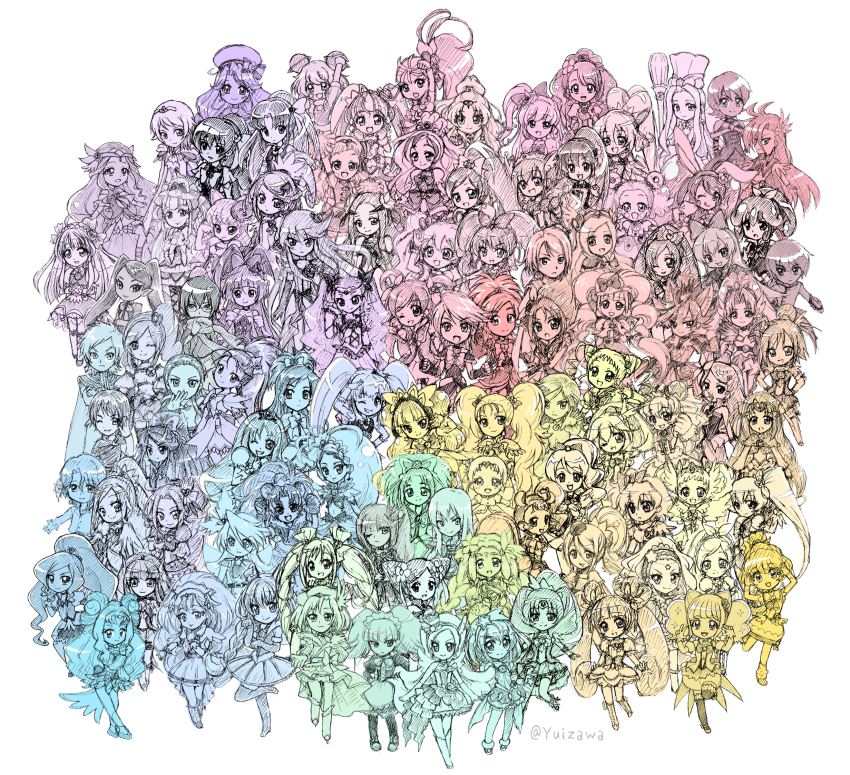 6+boys 6+girls :d ;d ;q absolutely_everyone absurdres aida_mana aino_megumi aisaki_emiru akagi_towa akimoto_komachi amamiya_elena amanogawa_kirara animal_ears annotated aoki_reika aono_miki arisugawa_himari asahina_mirai ascot belt biburi_(precure) blue_(happinesscharge_precure!) boots bow bubble_skirt butterfly_hair_ornament candy_(smile_precure!) cat_ears character_request circlet closed_mouth crown cure_ace cure_amour cure_ange cure_aqua cure_beat cure_beauty cure_berry cure_black cure_bloom cure_blossom cure_chocolat cure_coral cure_cosmo cure_custard cure_diamond cure_dream cure_earth cure_echo cure_egret cure_etoile cure_felice cure_flamingo cure_flora cure_flower cure_fontaine cure_fortune cure_gelato cure_grace cure_happy cure_heart cure_honey cure_infini cure_la_mer cure_lemonade cure_lovely cure_macaron cure_macherie cure_magical cure_march cure_marine cure_melody cure_mermaid cure_milky cure_mint cure_miracle cure_mirage cure_mofurun cure_moonlight cure_muse_(yellow) cure_papaya cure_parfait cure_passion cure_peace cure_peach cure_pekorin cure_pine cure_princess cure_rhythm cure_rosetta cure_rouge cure_scarlet cure_selene cure_soleil cure_sparkle cure_star cure_summer cure_sunny cure_sunset cure_sunshine cure_sword cure_tender cure_tomorrow cure_twinkle cure_waffle cure_wave cure_whip cure_yell curly_hair dark_precure dog_ears dokidoki!_precure double_bun double_v dress everyone extra_ears flower food-themed_hair_ornament fresh_precure! futari_wa_precure futari_wa_precure_max_heart futari_wa_precure_splash_star fuurin_asumi glasses gloves go!_princess_precure hagoromo_lala hair_bow hair_bun hair_flower hair_ornament hair_rings hanadera_nodoka hanami_kotoha hanasaki_kaoruko hanasaki_sora hanasaki_tsubomi happinesscharge_precure! happy haruno_haruka hat hat_bow healin&#039;_good_precure heart heart_hair_ornament heartcatch_precure! higashi_setsuna highres hikawa_iona hikawa_maria hino_akane_(smile_precure!) hiramitsu_hinata hishikawa_rikka hoshina_hikaru hoshizora_miyuki houjou_hibiki hug-tan_(precure) hugtto!_precure hyuuga_saki ichinose_minori izayoi_liko julio_(precure) kagayaki_homare kaguya_madoka kaidou_minami kasugano_urara_(yes!_precure_5) kenjou_akira kenzaki_makoto kirahoshi_ciel kirakira_precure_a_la_mode kiryuu_kaoru kiryuu_michiru kise_yayoi knee_boots kotozume_yukari kujou_hikari kurokawa_eren kurumi_erika laura_(precure) lion_ears long_hair lumiere_(precure) madoka_aguri magical_boy magical_girl mahou_girls_precure! midorikawa_nao milky_rose mimino_kurumi minamino_kanade minazuki_karen mini_crown mini_hat mini_witch_hat mishou_mai miss_siamour_(human) misumi_nagisa mofurun_(mahou_girls_precure!) momozono_love multiple_boys multiple_girls multiple_monochrome myoudouin_itsuki natsuki_rin natsuumi_manatsu nono_hana ohana_(happinesscharge_precure!) one_eye_closed oomori_yuuko open_mouth orina_(happinesscharge_precure!) pantyhose pekorin_(precure) pekorin_(precure)_(human) phantom_(happinesscharge_precure!) pointy_ears pom_pom_(cheerleading) ponytail precure precure_all_stars precure_all_stars_new_stage:_mirai_no_tomodachi prince_kanata queen_mirage rabbit_ears rainbow_order regina_(dokidoki!_precure) ruru_amour sagara_seiji sailor_hat sakagami_ayumi sawaizumi_chiyu scarf serious shiny_luminous shirabe_ako shirayuki_hime short_hair sketch skirt smile smile_precure! souler_(fresh_precure!) spade_hair_ornament spiked_hair squirrel_ears staff star_(symbol) star_hair_ornament star_twinkle_precure suite_precure suzumura_sango takizawa_asuka tategami_aoi thighhighs tongue tongue_out tropical-rouge!_precure tsukikage_yuri twintails twitter_username usami_ichika v waist_bow wakamiya_henri wester_(fresh_precure!) white_background witch_hat yakushiji_saaya yamabuki_inori yes!_precure_5 yes!_precure_5_gogo! yotsuba_alice yuizawa yukishiro_honoka yumehara_nozomi yuni_(precure)