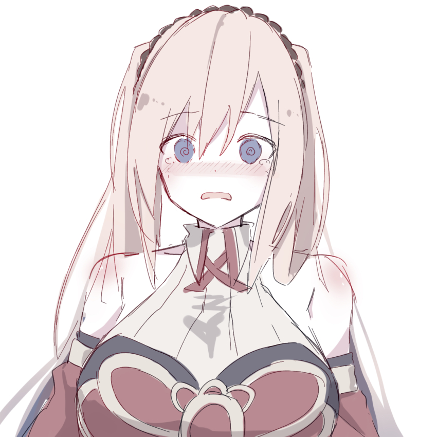 1girl blonde_hair grimms_notes highres iumi_urura reina_(grimms_notes) simple_background solo upper_body white_background