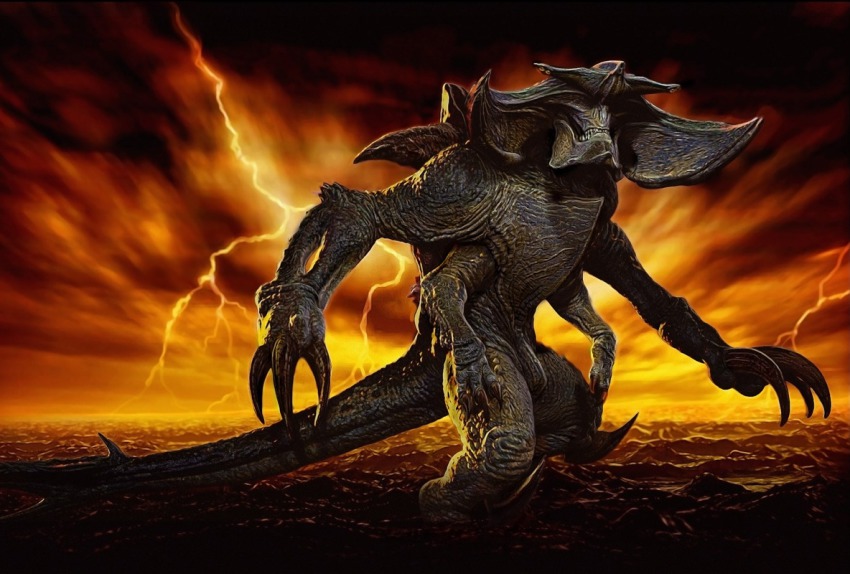 bioluminescence concept_art epic extra_arms giant giant_monster glowing kaiju legendary_pictures lightning monster no_humans ocean official_art outdoors pacific_rim saliva scunner siweb water
