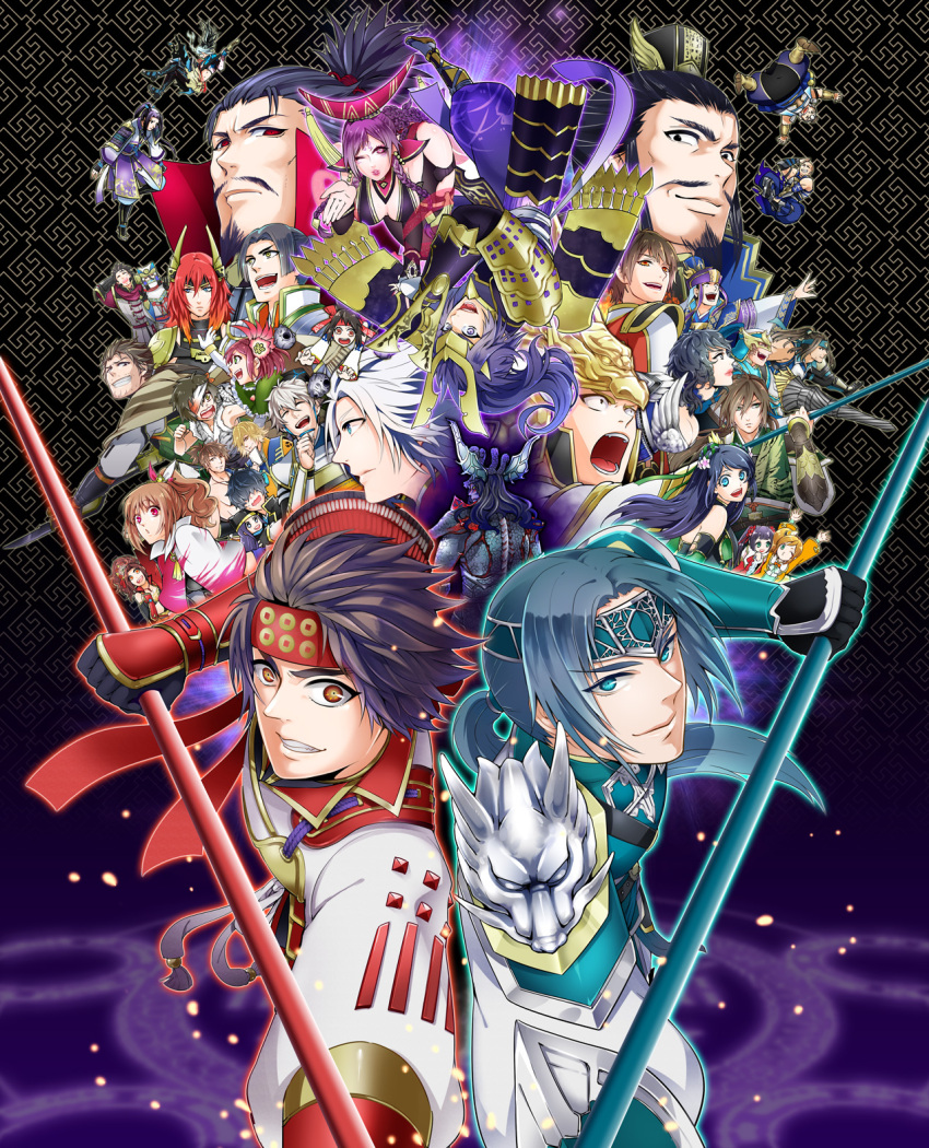 akechi_mitsuhide_(sengoku_musou) armor cao_cao da_ji date_masamune guan_yinping_(shin_sangoku_musou) highres hosokawa_gracia ishida_mitsunari kaihime kunoichi_(sengoku_musou) lu_xun ma_chao minamoto_no_yoshitsune mouri_motonari musou_orochi naoe_kanetsugu oda_nobunaga orochi polearm saika_magoichi sanada_nobuyuki sanada_yukimura_(sengoku_musou) sengoku_musou shin_sangoku_musou sima_yi spear wang_yi weapon zhao_yun