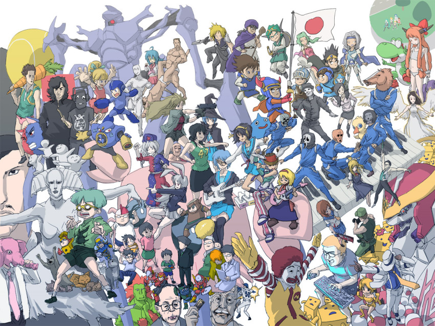 00s 1980s_(style) 1990s_(style) 6+boys 6+girls air_(visual_novel) air_man alice_margatroid android angry_german_kid annotated annotation_request aquarion_(series) arm_cannon bartz_klauser billy_herrington blanka blonde_hair blood bokurano bubble_man capcom carrot cecil_harvey character_request chunsoft cleaver cloud_strife clown computer_keyboard computer_mouse cosmic_&amp;_funny_(idolmaster) crash_man crossover daromeon dragon_quest dragon_quest_i dragon_quest_ii dragon_quest_iii dragon_quest_iv dragon_quest_v enix epic everyone facepaint final_fantasy final_fantasy_iv final_fantasy_tactics final_fantasy_v final_fantasy_vi final_fantasy_vii final_fantasy_vii_advent_children flag flash_man futami_ami futari_no_mojipittan gen_1_pokemon glasses guitar hashitsuki_nata hatsune_miku headphones heat_man hero_(dq1) hero_(dq4) hero_(dq5) higurashi_no_naku_koro_ni horns horse_mask ibuki_suika idolmaster idolmaster_(classic) idolmaster_1 insector_haga instrument izumi_konata japanese_flag kagamine_len kagamine_rin kaito_(vocaloid) kamio_misuzu keyboard_(instrument) lucky_star madlax madlax_(character) making-of_available mario_(series) mask mcdonald&#039;s mega_man_(classic) mega_man_(series) mega_man_2 meiko_(vocaloid) meme metal_man michael_jackson mojipittan multiple_boys multiple_girls nagato_yuki nata_(tool) neta niconico nintendo okkusenman oldschool omoide_wa_okkusenman! onion_knight panties pikachu pokemon pokemon_(creature) prince_of_lorasia quick_man real_life reisen_udongein_inaba retro_artstyle robot roll_(mega_man) ronald_mcdonald roto_(dq3) ryuuguu_rena satoxpika school_uniform serafuku slime_(dragon_quest) smooth_criminal sousei_no_aquarion square_enix staff street_fighter suzumiya_haruhi suzumiya_haruhi_no_yuuutsu sword tina_branford tissue_princess tomitake_jirou touhou ultra_series ultraman underwear vocaloid weapon werther&#039;s_original wood_man wotaken yabeno_hikomaro yagokoro_eirin yoshi yu-gi-oh! yu-gi-oh!_duel_monsters zearth