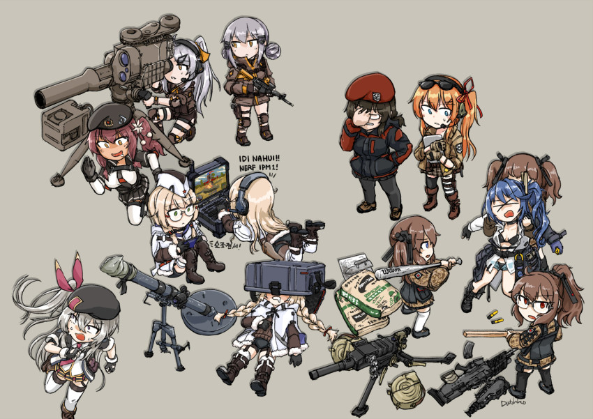 &gt;_&lt; 20x30mm_lv 20x30mm_lv_heab_k167 2b14_(girls&#039;_frontline) 2b14_podnos 6+girls ags-30 ags-30_(girls&#039;_frontline) airburst_grenade_launcher airburst_round ammunition anti-materiel_cartridge assault_rifle automatic_grenade_launcher ballistic_computer ballistic_support_device baseball_bat beret bgm-71_(girls&#039;_frontline) bgm-71_tow bolt-action_grenade_launcher bolt_action bullet bullpup burst_fire_gun burst_fire_rifle cannon_cartridge carbine chasing commander_(girls&#039;_frontline) computer computerized_scope crew-served_weapon daewoo_k11 drooling drum_magazine dutchko explosive facepalm female_commander_(girls&#039;_frontline) fragmentation_grenade fragmentation_warhead girls&#039;_frontline grenade grenade_cartridge grenade_launcher gun hat headset high-explosive_airburst_round high-explosive_cartridge highres k11_(girls&#039;_frontline) kalina_(girls&#039;_frontline) m4_carbine magazine_(weapon) man-portable_anti-tank_systems military_cartridge missile_launcher mortar_(weapon) multi-weapon multiple-barrel_gun multiple_girls playing_games ponytail practice_round precision-guided_firearm precision-guided_munition rifle rocket_launcher saiga-12_(girls&#039;_frontline) scope short-barreled_rifle sight_(weapon) sleeping smart_grenade smart_scope subsonic_ammunition telescopic_sight thermal_weapon_sight tow_atgm underbarrel_assault_rifle underbarrel_rifle usas-12_(girls&#039;_frontline) weapon