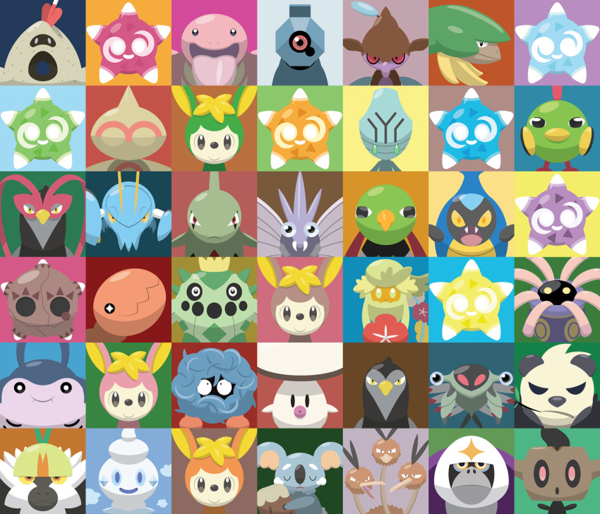 anorith baltoy beldum bird black_eyes cacnea clauncher closed_mouth comfey commentary creature deerling deerling_(autumn) deerling_(spring) deerling_(summer) deerling_(winter) dodrio elgyem english_commentary foongus gen_1_pokemon gen_2_pokemon gen_3_pokemon gen_4_pokemon gen_5_pokemon gen_6_pokemon gen_7_pokemon green_eyes horns karrablast larvitar lickitung lileep looking_at_viewer mantine minior minior_(blue_core) minior_(core) minior_(green_core) minior_(indigo_core) minior_(meteor) minior_(orange_core) minior_(red_core) minior_(violet_core) minior_(yellow_core) multiple_heads natu nintendo no_humans oranguru passimian phantump pokemon pokemon_(creature) sandygast shawn_flowers single_horn skrelp smile tangela tongue tongue_out trapinch unfezant unfezant_(female) unfezant_(male) vanillite venomoth xatu yellow_eyes