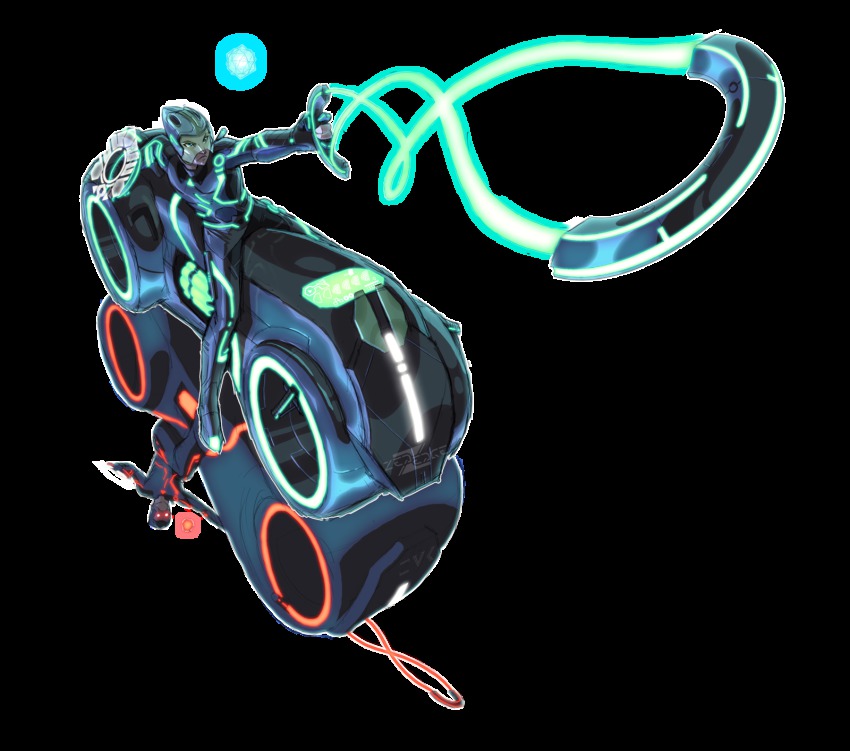 2boys blue_eyes bodysuit crossover dark_link dark_persona different_reflection dual_persona grapnel helmet highres hookshot lightcycle link md5_mismatch motor_vehicle motorcycle multiple_boys navi neon_trim nintendo reflection resolution_mismatch riding shield solo_focus source_larger the_legend_of_zelda the_legend_of_zelda:_ocarina_of_time transparent_background tron vehicle visor zededge