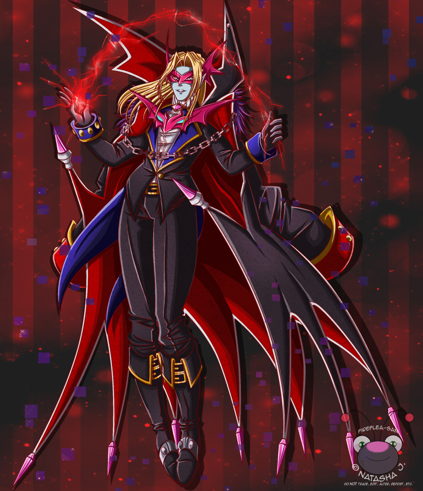 1boy absurdres demon digimon female_focus highres solo vamdemon vamdemon_x-antibody vampire