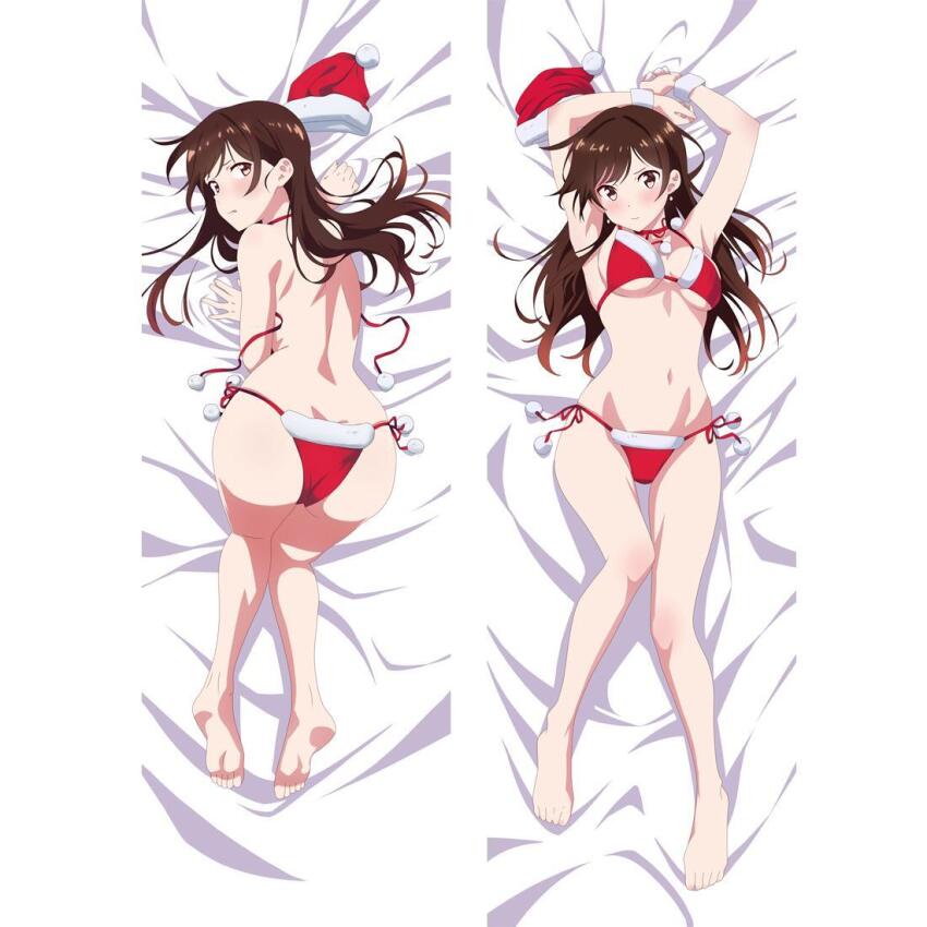 bed christmas kanojo_okarishimasu looking_at_viewer mizuhara_chizuru tagme