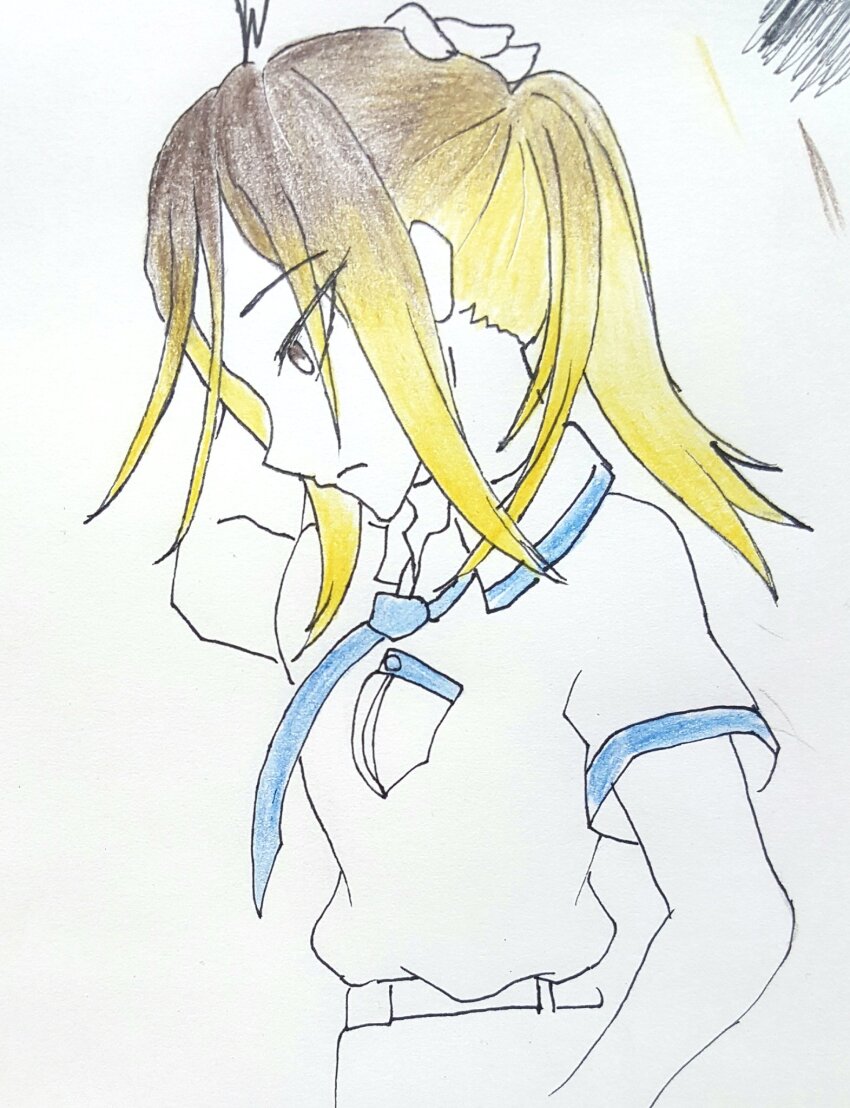 1girl date_makiko digimon female_focus highres necktie police police_uniform policewoman solo