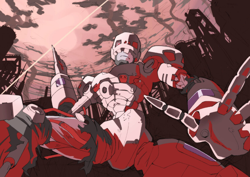 1boy andromon digimon digimon_(creature) looking_at_viewer male_focus skull solo