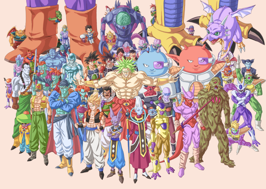 2girls 6+boys abo_(dragon_ball) abs alien amond_(dragon_ball) android android_13 android_14 android_15 angila arm_behind_back arm_on_another&#039;s_shoulder armor baggy_pants bald bandana bardock bare_pectorals beard beerus bidoo bio-broly black_hair blue_skin bojack boots bow bowtie braid brain broly_(dragon_ball_z) brown_gloves buujin cacao_(dragon_ball) character_request chilled clenched_hand clenched_hands colored_sclera colored_skin cooler_(dragon_ball) crossed_arms daiz_(dragon_ball) doore dorodabo dr._wheelo dragon dragon_ball dragon_ball_z:_dead_zone dragon_ball_z:_the_tree_of_might dragon_ball_z:_the_world&#039;s_strongest dragon_wings dragonball_z earrings ebifurya_(dragon_ball) everyone evil_grin evil_smile facial_hair fifth_form_(dragon_ball) frieza frown garlic_jr. giant ginger_(dragon_ball) gloves gogeta gokua golden_frieza green_eyes grey_skin grin gure_(dragon_ball) halo head_out_of_frame headband helmet hiding hirudegarn horns icarus_(dragon_ball) janemba jewelry kado_(dragon_ball) kishime lakasei legendary_super_saiyan long_hair lord_slug medamatcha meta-cooler misokatsun mohawk monkey_tail monster multiple_boys multiple_girls muscular mustache necklace neiz nicky_(dragon_ball) no_pupils one_eye_closed open_mouth orange_boots outstretched_arms pants paragus_(dragon_ball_z) pectorals pendant pointy_ears purple_skin rasin red_hair red_skin robot salza sansho_(dragon_ball) scar scar_across_eye scar_on_face scouter shisami single_braid sitting smile sorbet_(dragon_ball) spiked_hair spikes spread_arms staff super_saiyan super_saiyan_1 sword tagoma tail tapion tarble topless_male toriyama_akira_(style) tullece turban tuxedo vest weapon whis white_hair white_skin wings wristband yellow_eyes yellow_sclera yosui zangya zeeun