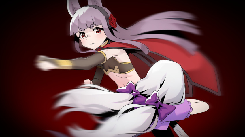 2girls duel game_cg lyra_(stygian_flowers) multiple_girls official_art rita_(stygian_flowers) rpg_maker rpg_maker_game stygian_flowers viroa
