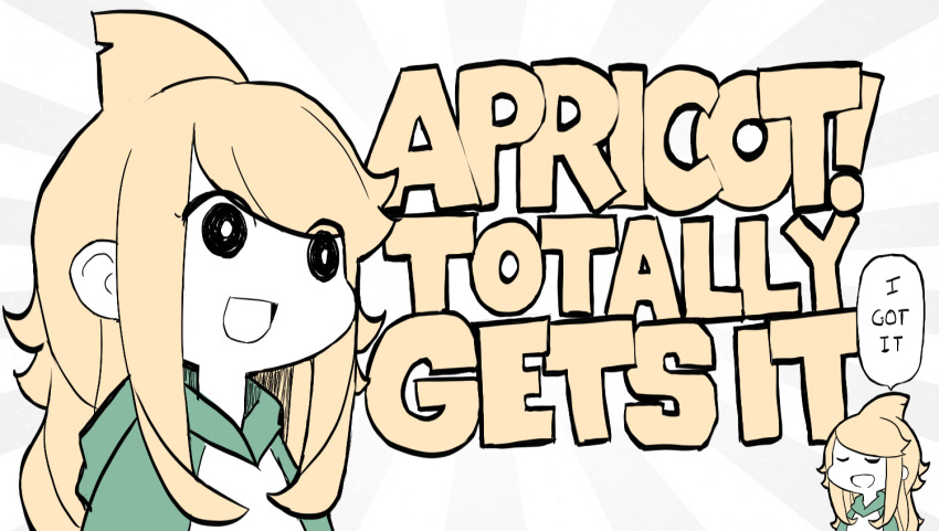 1girl black_eyes blonde_hair bright_pupils chibi d-floe english_text fins gyari_(imagesdawn)_(style) head_fins long_hair meme nandemo_iu_koto_wo_kiite_kureru_akane-chan_(voiceroid) open_mouth original seyana_(meme) shark_girl smile speech_bubble swept_bangs white_pupils