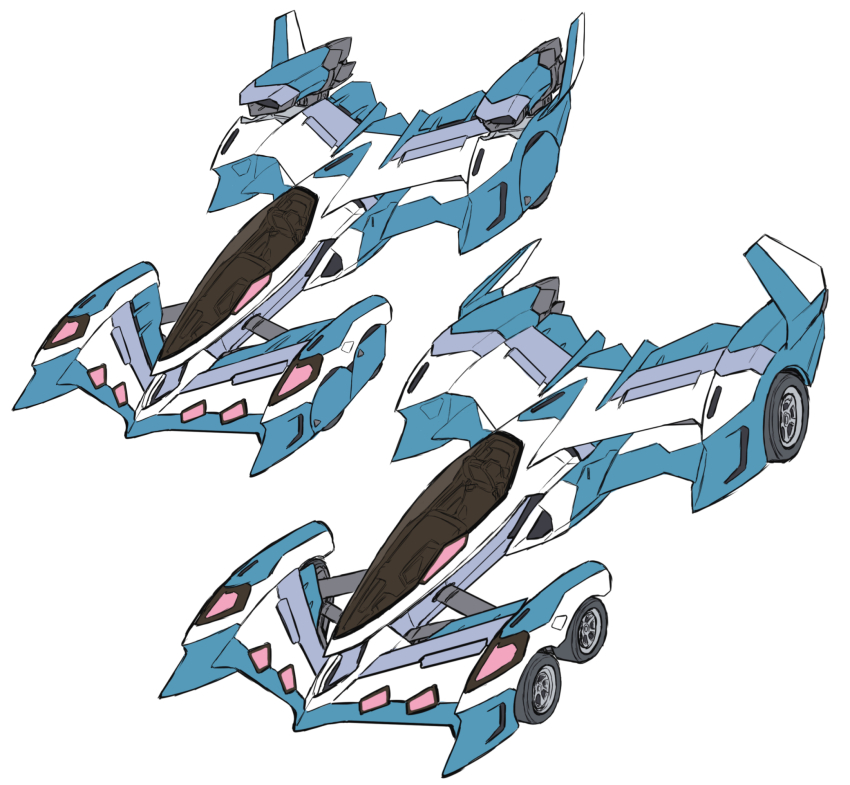 car from_above future_gpx_cyber_formula highres mituo_sakinori motor_vehicle no_humans race_vehicle racecar science_fiction simple_background spoiler_(automobile) super_asurada_01 thrusters variations vehicle_focus wheel white_background