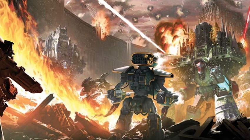 halowolfpanther highres machinery titan_(warhammer_40k) warhammer_40k