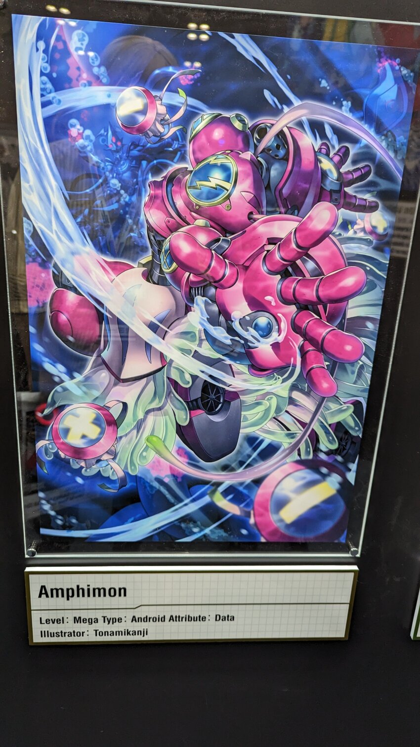 absurdres amphimon android armor digimon digimon_(creature) diving_suit full_armor gynoid highres marindevimon mecha_girl robot_girl