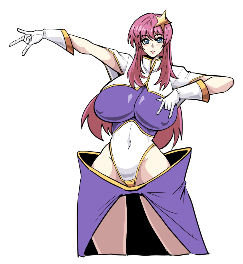 1girl breasts escape1111 gundam gundam_seed gundam_seed_destiny highres huge_breasts long_hair meer_campbell