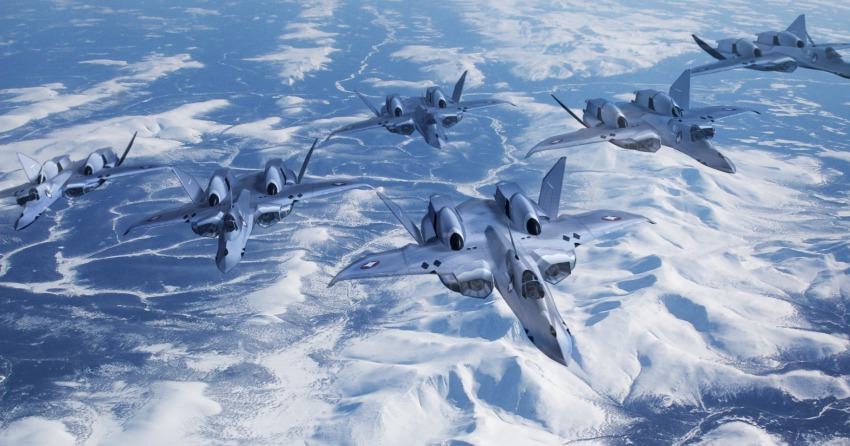 3d access_games ace_combat ace_combat_x aircraft airplane epic fleet flying highres jet macross macross_vf-x2 mecha mountain no_humans parody photo_background realistic robot science_fiction snow u.n._spacy vehicle_focus vf-22 yellow_man