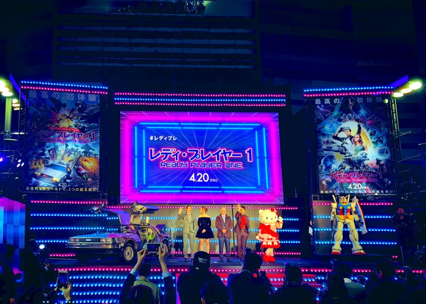 back_to_the_future delorean gundam hello_kitty hello_kitty_(character) highres iron_giant_(mecha) japan kaneda_shoutarou&#039;s_bike king_kong king_kong_(series) mobile_suit_gundam olivia_cooke photo_(medium) ready_player_one real_life sanrio sport_motorcycle steven_spielberg swordfish_ii when_you_see_it