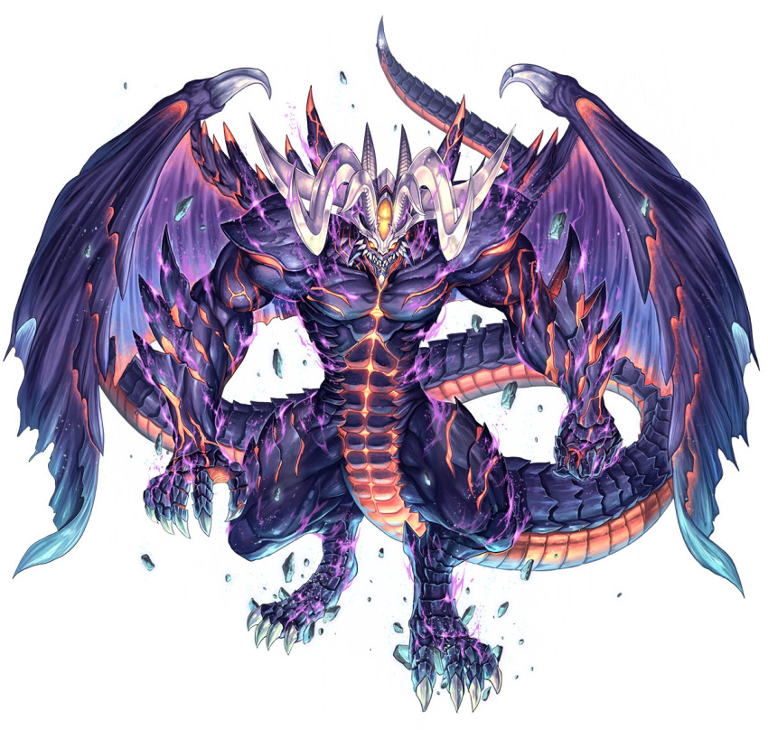 1other demon_horns demon_wings fire_emblem fire_emblem:_the_sacred_stones fire_emblem_heroes fomortiis_(fire_emblem) forehead_jewel horns izuka_daisuke nintendo official_art purple_scales sharp_teeth solo tail teeth wings yellow_eyes