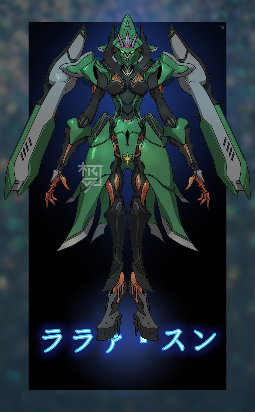 absurdres beam_cannon breasts cable chinese_commentary commentary_request elmeth green_eyes gundam gundam_gquuuuuux highres machinery mecha mecha_focus mobile_suit no_humans original rcj redesign robot science_fiction spoilers transformation watermark zeon
