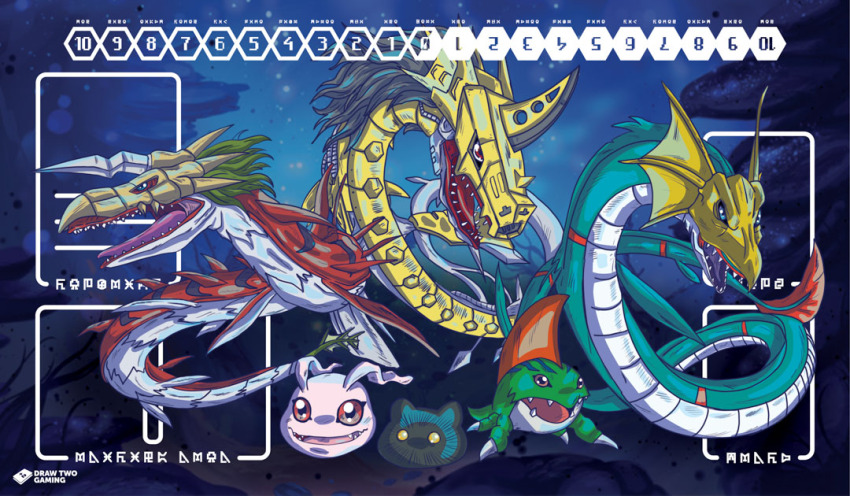 betamon botamon claws digimon digimon_(creature) dragon evolutionary_line horns koromon megaseadramon metalseadramon seadramon sharp_teeth teeth yellow_eyes