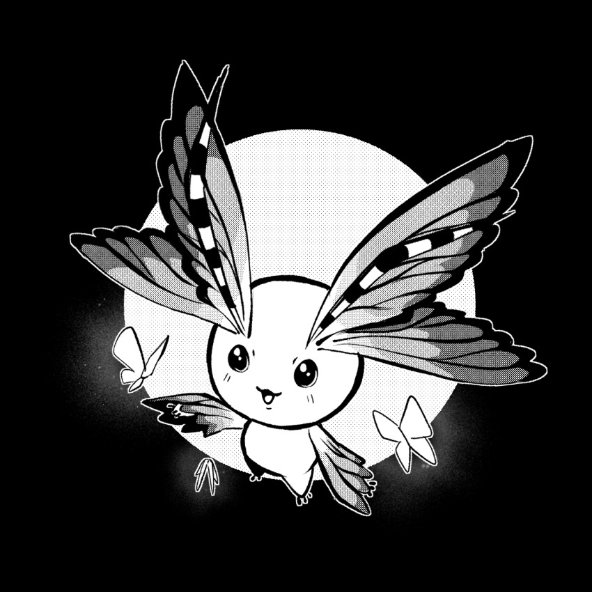 antennae bug butterfly digimon digimon_(creature) highres insect morphomon wings