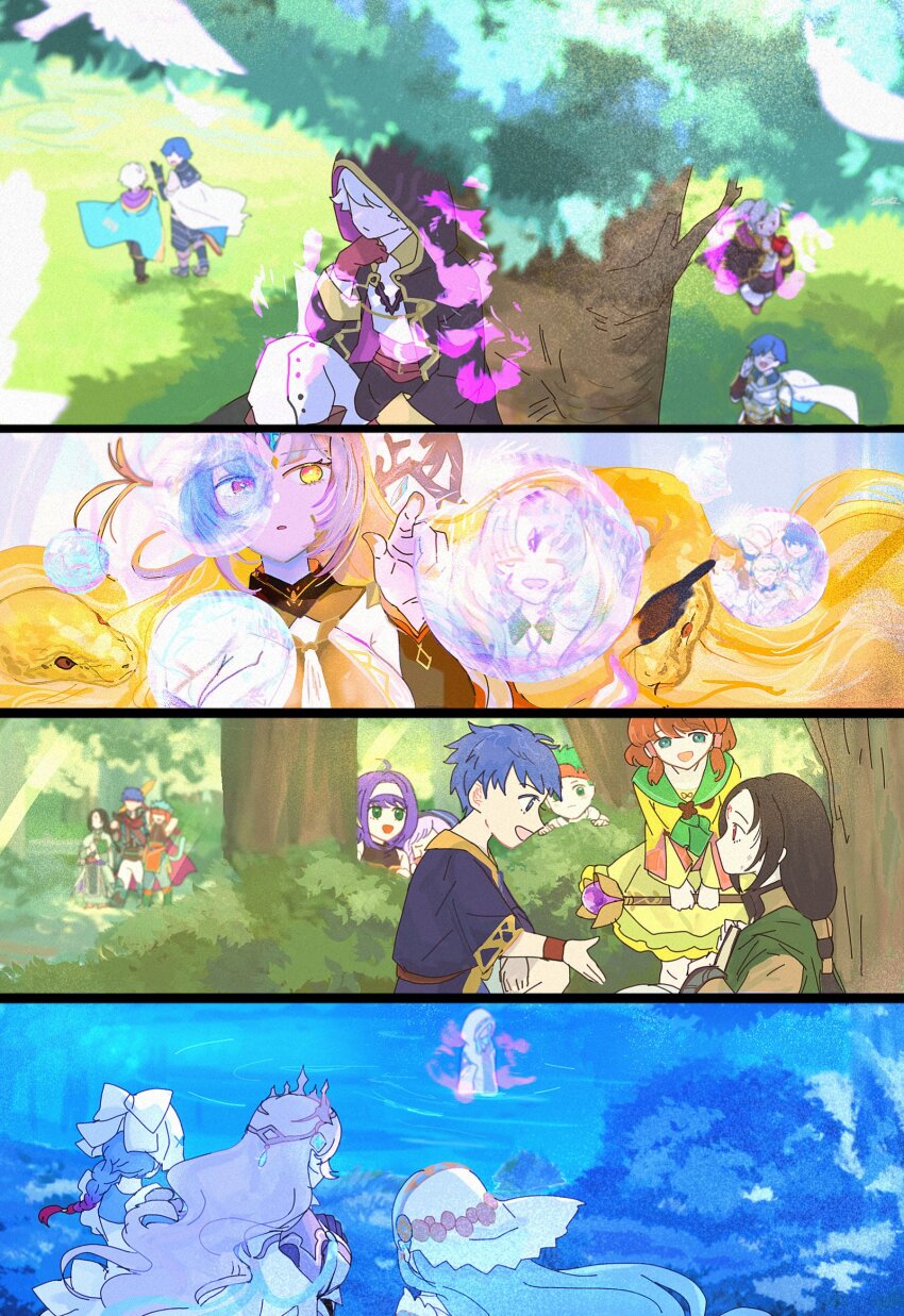 alfonse_(fire_emblem) anankos anna_(frozen) azura_(fire_emblem) boyd_(fire_emblem) boyd_(future_great)_(fire_emblem) bubble chrom_(fire_emblem) d_kenpis female_corrin_(fire_emblem) female_corrin_(silent_bloodline)_(fire_emblem) female_robin_(fire_emblem) female_robin_(grima)_(fire_emblem) fire_emblem fire_emblem:_path_of_radiance fire_emblem:_radiant_dawn fire_emblem_awakening fire_emblem_heroes grima_(fire_emblem) grima_(fire_emblem)_(female) grima_(fire_emblem)_(male) gullveig_(fire_emblem) gullveig_(seer_beyond_time)_(fire_emblem) heidr_(fire_emblem) highres ike_(close-knit_siblings)_(fire_emblem) ike_(fire_emblem) ilyana_(awakened_appetite)_(fire_emblem) ilyana_(fire_emblem) kiran_(fire_emblem) lilith_(fire_emblem) long_hair male_robin_(exalt&#039;s_deliverer)_(fire_emblem) male_robin_(fire_emblem) male_robin_(grima)_(fire_emblem) mia_(budding_blade)_(fire_emblem) mia_(fire_emblem) mist_(close-knit_siblings)_(fire_emblem) mist_(fire_emblem) nintendo reflection sharena_(fire_emblem) short_hair soren_(fire_emblem) soren_(hushed_voice)_(fire_emblem) soren_(radiant_confidant)_(fire_emblem) tagme