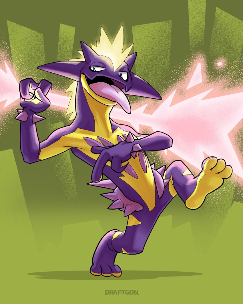 1other artist_name blue_eyes electric_guitar electricity electrokinesis gen_8_pokemon glowing glowing_hair guitar highres holding holding_guitar holding_instrument instrument looking_at_viewer nintendo open_mouth pokemon pokemon_(creature) santiago_arias_jimenez_(draftgon) spikes standing standing_on_one_leg tongue tongue_out toxtricity