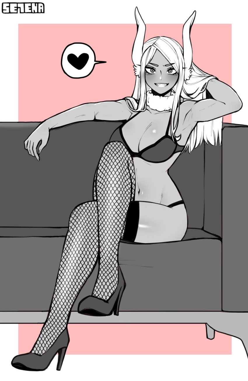 1girl boku_no_hero_academia breasts dark-skinned_female dark_skin large_breasts long_hair mirko