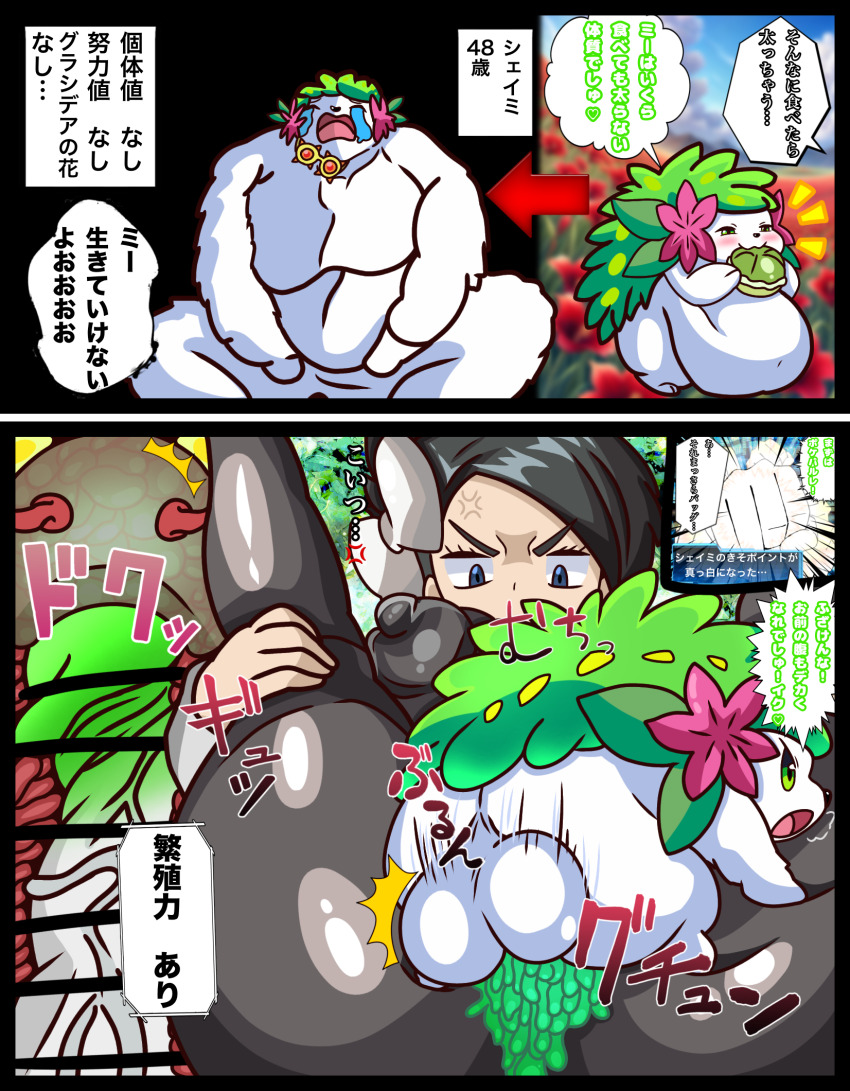 cum cum_in_pussy gen_4_pokemon highres legendary_pokemon marley_(pokemon) mating_press mythical_pokemon nintendo pokemon pokemon_dppt quere_vvv self-upload shaymin