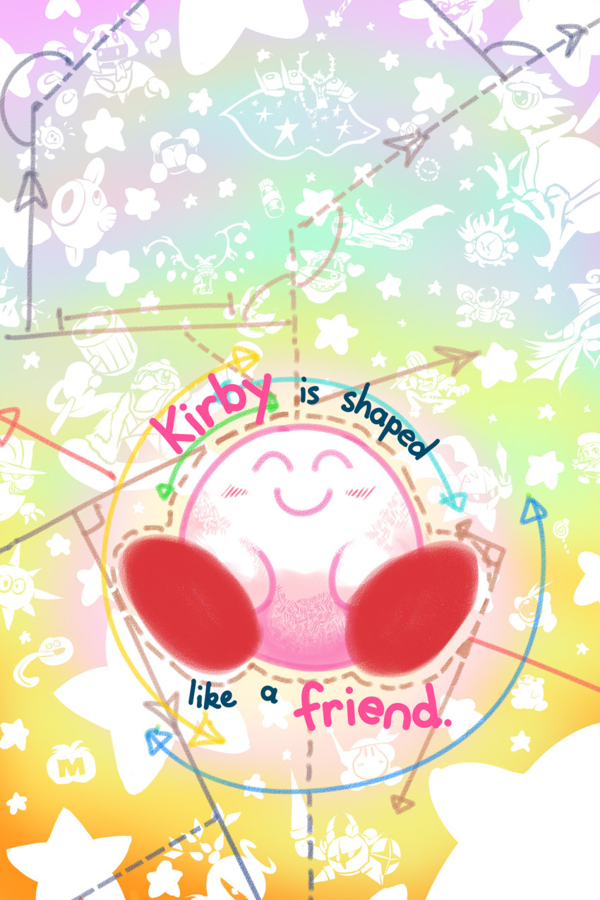 ^_^ adeleine arrow_(symbol) bandana bandana_waddle_dee blush candy closed_eyes commentary coo_(kirby) dark_matter_(kirby) daroach drawcia dyna_blade english_text everyone food galacta_knight geometry gooey_(kirby) gordo halberd_(airship) highres kine_(kirby) king_dedede kirby kirby_(series) lollipop lor_starcutter magolor marx_(kirby) math md5_mismatch meta_knight mr._bright mr._shine nightmare_(kirby) nintendo no_humans rayman_limbs resolution_mismatch rick_(kirby) sitting smile source_larger star_(symbol) taranza triple-q waddle_dee waddle_doo zero_two_(kirby)