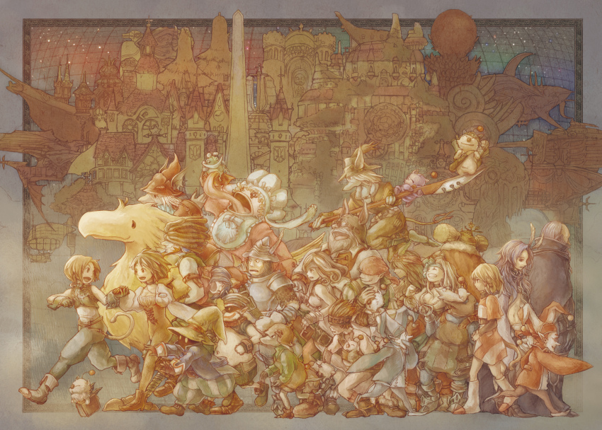 00s 6+boys 6+girls adelbert_steiner aircraft airship artemicion baku_(ff9) beatrix blank_(ff9) book brahne_raza_alexandros_xvi character_request child chocobo cinna_(ff9) eiko_carol everyone final_fantasy final_fantasy_ix fratley freija_crescent garland_(ff9) garnet_til_alexandros_xvii highres kuja marcus_(ff9) md5_mismatch mikoto_(ff9) mikoto_(ffix) moogle multiple_boys multiple_girls puck_(ff9) quina_quen resolution_mismatch ruby_(ff9) salamander_coral source_smaller stiltzkin sumi_(nd60) thorn_(ff9) vivi_ornitier zidane_tribal zorn_(ff9)