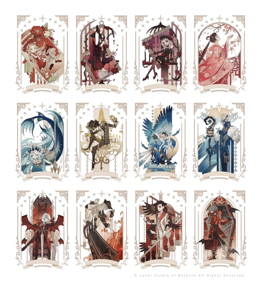 5girls 6+boys :o ada_mesmer ada_mesmer_(everlasting_night) aesop_carl aesop_carl_(exorcist) alva_lorenz alva_lorenz_(warden) animal animal_on_hand animal_on_shoulder argyle_clothes arm_guards ascot bandaged_leg bandages bat_wings beads belt_boots bicorne bird bird_boy bird_mask bird_on_shoulder bird_wings birdcage black_ascot black_bridal_gauntlets black_capelet black_coat black_collar black_dress black_eyes black_eyeshadow black_footwear black_gloves black_hair black_hat black_nails black_pants black_sclera black_shirt black_shorts black_socks black_veil black_vest blank_eyes blonde_hair blood blood_from_mouth blue_cape blue_eyes blue_gloves blue_jacket blue_scales blue_shirt blue_skin blue_wings boater_hat book book_on_head boots bow bowtie braid bridal_gauntlets brooch brother_and_sister brown_eyes brown_pants bug button_eyes buttons cage candle candlestand cape capelet carpet chandelier cherry_blossoms child christina_(identity_v) circlet claw_ring closed_eyes closed_mouth coat coffin coin collar colored_sclera colored_skin comb_over copyright_notice corsage covered_eyes covered_mouth cowboy_shot cracked_skin cross cross_earrings crossed_legs crow crown curtains dancing doll double-breasted dress dress_flower earrings emil_(identity_v) emil_(luminary)_(identity_v) empty_picture_frame expressionless eye_contact eyeshadow facial_mark falling_feathers falling_petals feather-trimmed_cape feather_trim feathers feet_out_of_frame fingerless_gloves fingernails fins fire fishnet_thighhighs fishnets flower flying_paper fold-over_boots folded_fan folding_fan from_side full_body fur-trimmed_cape fur_trim gem gloves grace_(identity_v) gradient_skin green_eyes grey_eyes grey_hair grey_jacket grey_skin grey_vest grin hair_beads hair_flower hair_ornament hair_over_shoulder hair_rings hair_slicked_back half-closed_eyes hand_fan hand_on_headwear hand_on_hilt hand_up hat head_fins high-low_skirt high_heels highres holding holding_doll holding_fan holding_gem holding_hands holding_polearm holding_staff holding_suitcase holding_sword holding_weapon hollow_eyes identity_v in_container in_jar insect jacket japanese_clothes jar jewelry joseph_desaulniers joseph_desaulniers_(bloody_sword) key keyring kimono knee_boots knee_up lace lace-trimmed_gloves lace-trimmed_legwear lace-up_boots lace_trim lantern lapels lattice legwear_garter letter liquid long_hair long_sleeves looking_at_animal looking_at_another looking_at_viewer looking_to_the_side looking_up low_ponytail makeup mary_janes mask medium_hair melting memory_(aging)_(identity_v) memory_(identity_v) mermaid michiko_(identity_v) mole_(animal) monocle monster_girl moth mouth_mask multicolored_skin multiple_boys multiple_girls mystical_high_collar naib_subedar naib_subedar_(eagle&#039;s_dance) necklace norton_campbell norton_campbell_(mr._mole) notched_lapels object_on_head ocean official_alternate_costume official_art on_one_knee orpheus_(duke_raven)_(identity_v) orpheus_(identity_v) pants paper parted_bangs parted_lips petals philippe_(fury)_(identity_v) philippe_(identity_v) picture_frame pillar pink_flower pink_kimono plant planted planted_sword planted_weapon pleated_dress polearm ponytail profile puffy_long_sleeves puffy_sleeves red_ascot red_cape red_capelet red_coat red_dress red_eyes red_flower red_footwear red_lips red_nails red_rose red_wings rose round_window seashell sharp_fingernails shell shell_necklace ship shirt shoes short_hair short_sleeves shorts siblings side_braid side_cape single_braid sitting sleeve_cuffs sleeveless sleeveless_dress smile socks solid_eyes staff stained_glass stairs standing stitches strapless strapless_dress suitcase sword tailcoat talons thighhighs thorns throne tiara tree trident two-sided_coat two-sided_fabric two-tone_gloves two-tone_skin unworn_jewelry unworn_necklace upside-down vampire veil very_long_fingernails vest vines waist_cape water watercraft wavy_hair wax weapon white_ascot white_background white_bow white_bowtie white_cape white_dress white_gloves white_hair white_jacket white_pants white_shirt wide_sleeves window wings wrist_flower zero_(jckz2334)