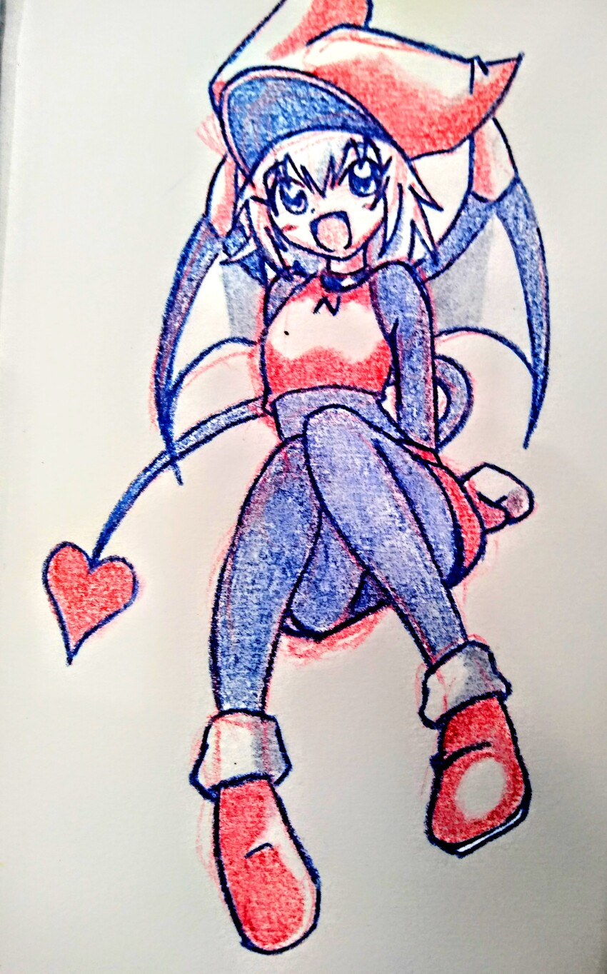 1girl absurdres demon_girl digimon digimon_(creature) female_focus highres navimon_(digimon) solo